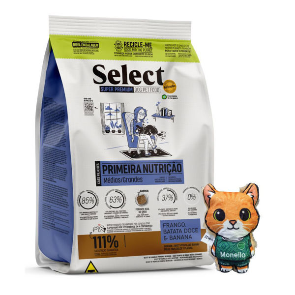 Imagen de Alimento SELECT BY MONELLO Perro Cachorro Raza Mediana y Grande 6 kg + Regalo