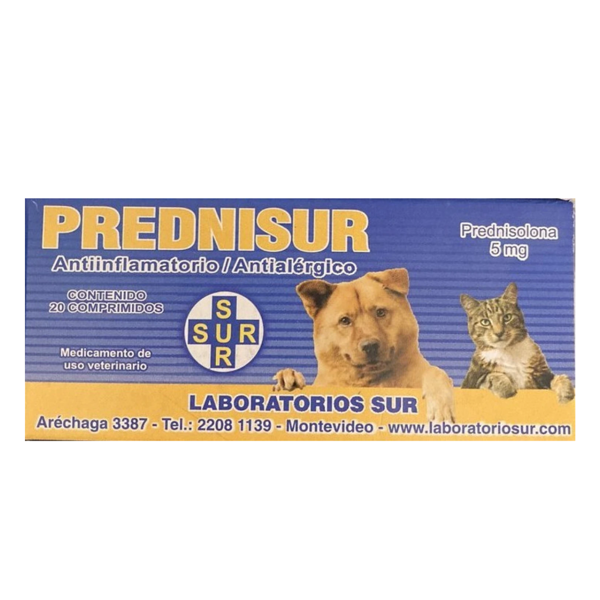 Imagen de Prednisur 5 mg - 10 comprimidos