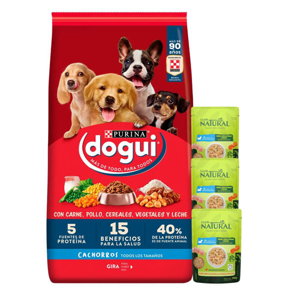 Imagen de Alimento DOGUI Perro Cachorro Todas Las Razas 21 Kg + Regalo