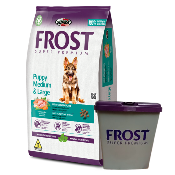 Imagen de Alimento FROST Perro Cachorro Raza Grande 15 + 2 kg + Regalo