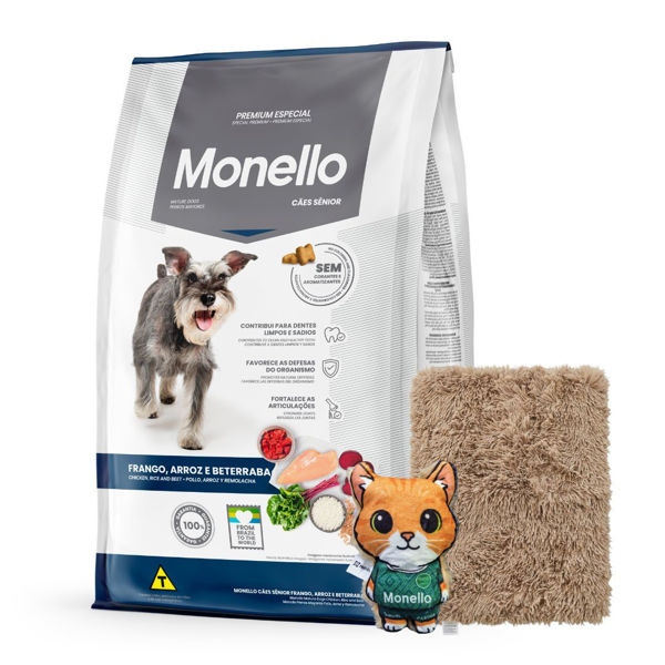 Imagen de Alimento MONELLO Perro Adulto Senior Sabor Pollo Arroz y Remolacha 15 kg + Regalo