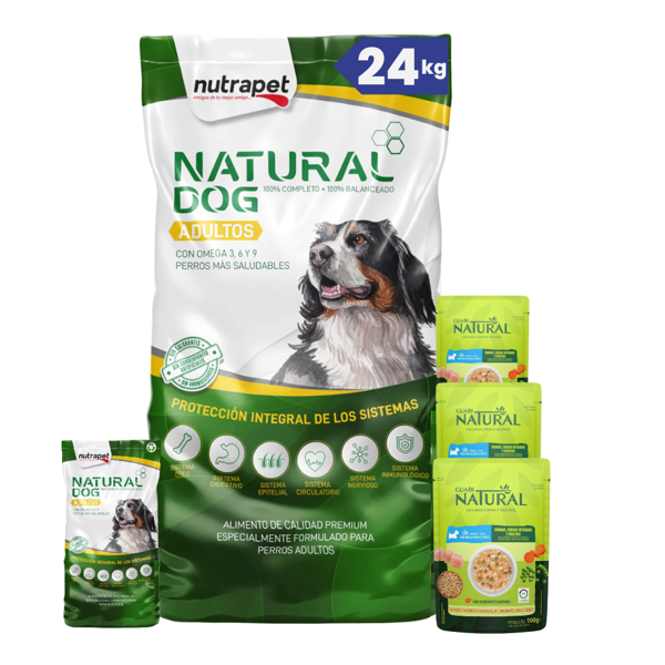 Imagen de Alimento NATURAL DOG Perro Adulto 22 kg + Regalo
