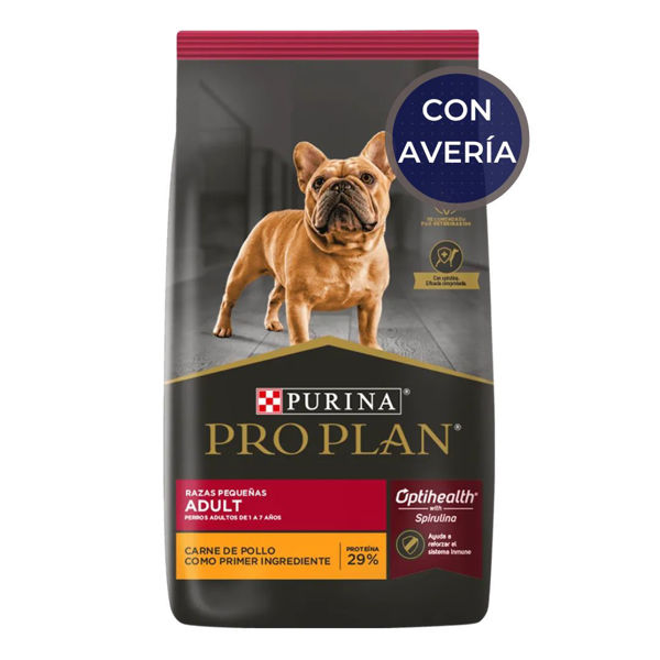 Imagen de Alimento PROPLAN Perro Adulto Raza Pequeña 3 kg / Con Avería