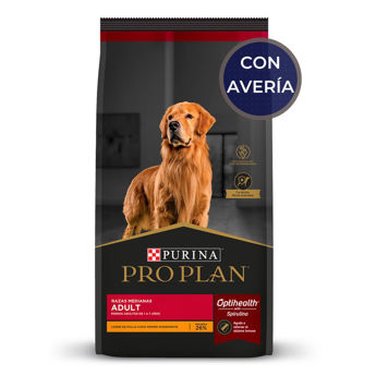 Imagen de Alimento PROPLAN Perro Adulto Raza Mediana 15 kg / Con Avería