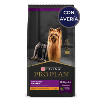 Imagen de Alimento PROPLAN Exigent Perro Adulto Raza Pequeña 3 Kg / Con Avería