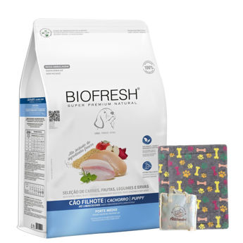 Imagen de Alimento BIOFRESH Perro Cachorro Raza Mediana 15 kg + Regalo