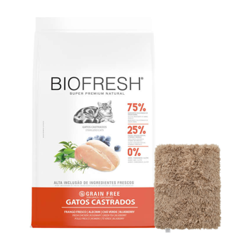 Imagen de Alimento BIOFRESH Gato Castrado Pollo 7,5 kg + Regalo