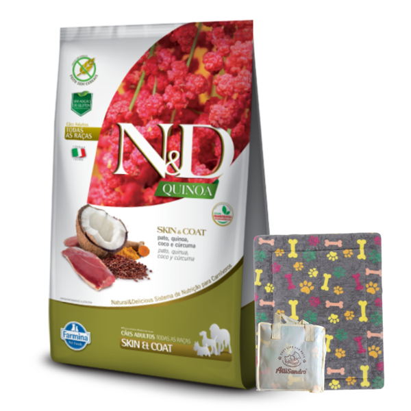 Imagen de Alimento NYD Perro Quinoa y Pato Piel Sensible 10 kg + Regalo