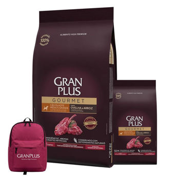 Imagen de Alimento GRANPLUS Gourmet Perro Cachorro Raza Mediana y Grande Cordero y Arroz 15 + 1.5 Kg