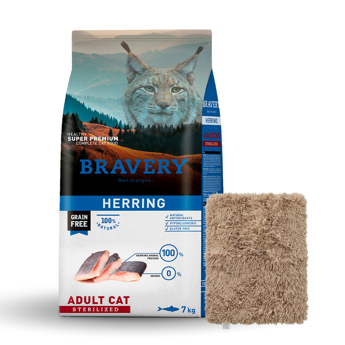 Imagen de Alimento BRAVERY Gato Castrado Herring 7 Kg