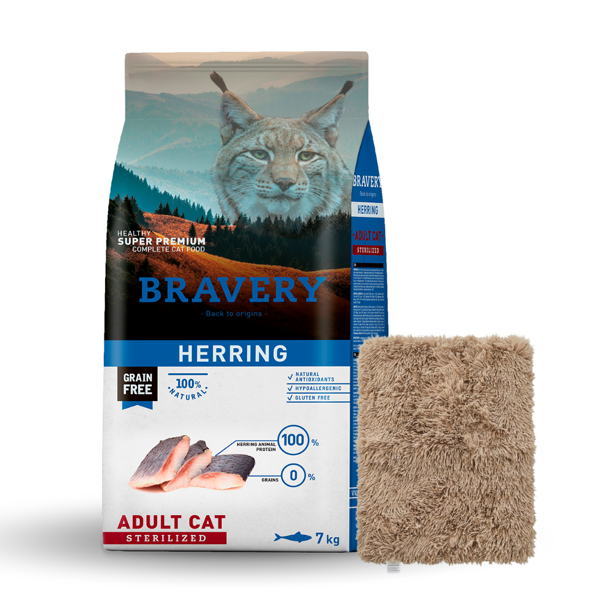 Imagen de Alimento BRAVERY Gato Castrado Herring 7 Kg