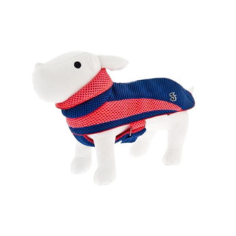 Imagen de Capa Para Perro FERRIBIELLA Air Mesh 51 cm - Azul y Rosa