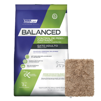 Imagen de Alimento VITALCAN BALANCED Gato Castrado Control de Peso 7,5 kg + Regalo