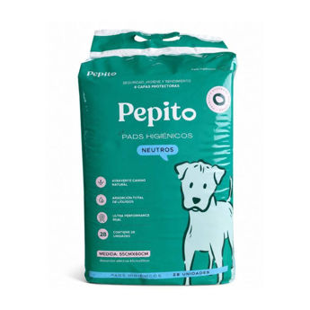 Imagen de Pañales PEPITO Neutro 60 x 55 cm - 28 Unidades