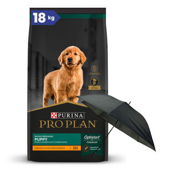 Imagen de Alimento PROPLAN Perro Cachorro Raza Mediana 15 + 3 kg + Regalo