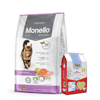Imagen de Alimento MONELLO Gato Adulto Castrado Sabor Perú y Salmón 10.1 kg + Regalo