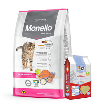 Imagen de Alimento MONELLO Gato Adulto Sabor Salmón y Pollo 7 kg + Regalo