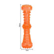 Imagen de Juguete Para Perro PEPITO Palo Tpr Grande Naranja 18 cm