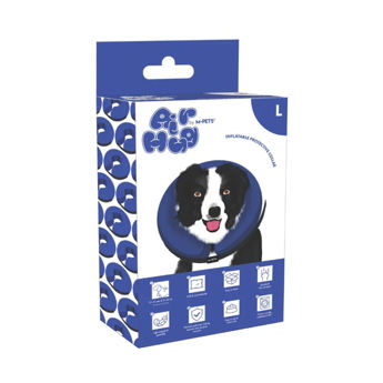 Imagen de Collar Isabelino M-PETS Inflable Air Hug Talle L