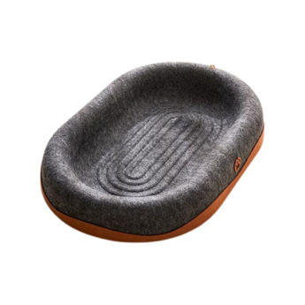 Imagen de Rascador Para Gato Cama Ovalado Color Negro