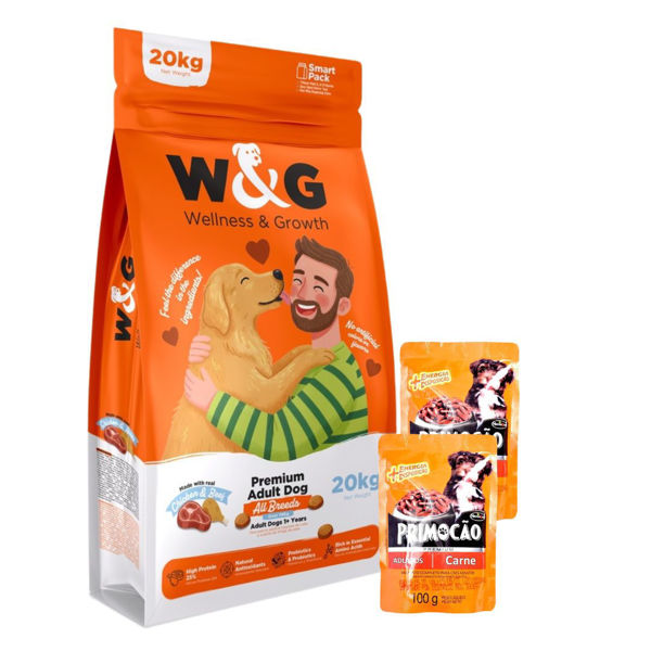 Imagen de Alimento WYG Premium Perro Adulto Todas Las Razas 20 Kg + Regalo