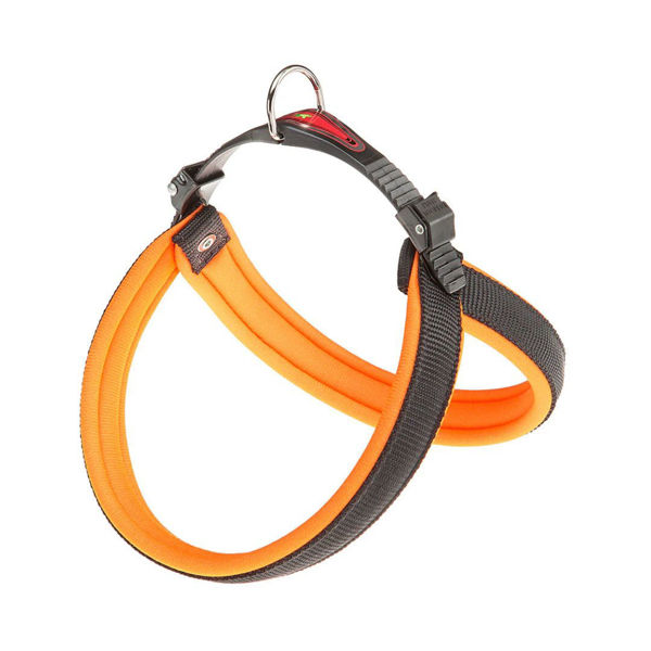 Imagen de Arnés Para Perro FERPLAST Agila Fluo 3 Naranja