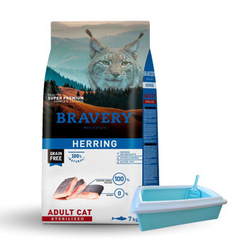 Imagen de Alimento BRAVERY Gato Castrado Herring 7 Kg + Regalo