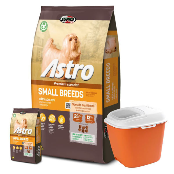 Imagen de Alimento ASTRO Perro Adulto Raza Pequeña Small Breeds 14.9 kg + Regalo