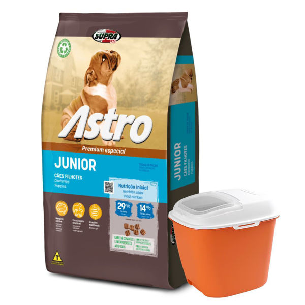 Imagen de Alimento ASTRO Perro Junior Cachorro 14 kg + Regalo