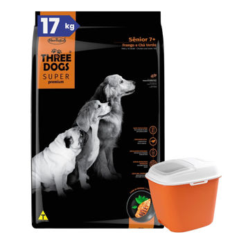 Imagen de Alimento THREE DOGS Perro Super Premium Senior 15 + 2 kg + Regalo