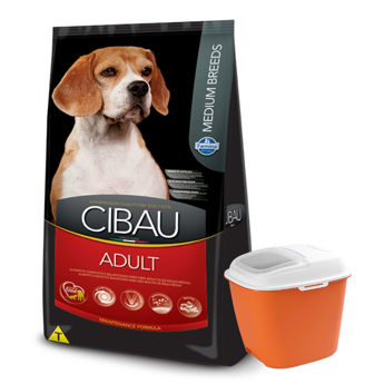 Imagen de Alimento CIBAU Perro Adulto Raza Mediana 15 kg + Regalo