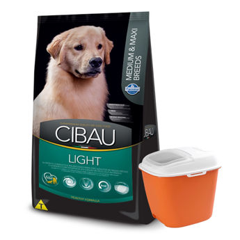 Imagen de Alimento CIBAU Perro Light Raza Mediana y Grande 12 kg + Regalo