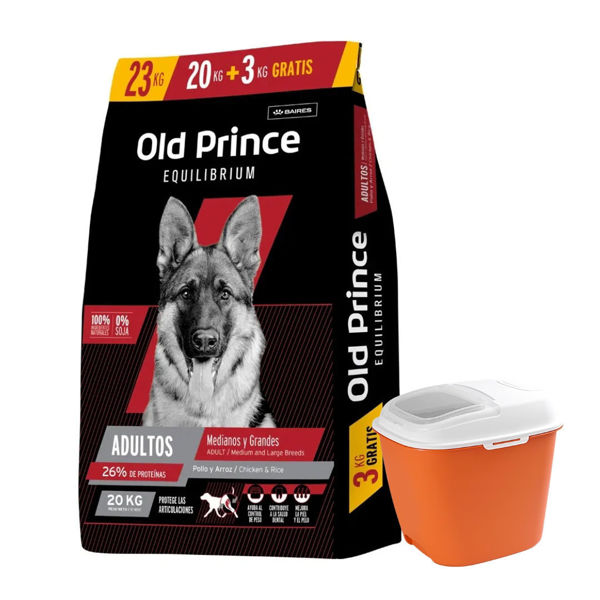Imagen de Alimento OLD PRINCE Equilibrium Adulto Todas las Razas 23 kg + Regalo