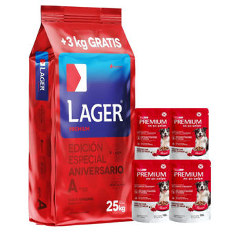 Imagen de Alimento LAGER Perro Adulto 22 + 3 kg + Regalo