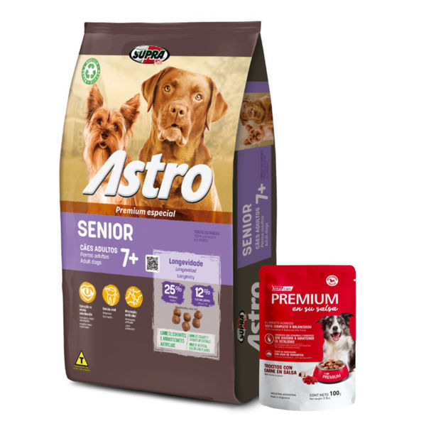 Imagen de Alimento ASTRO Perro Senior 7 kg + Regalo