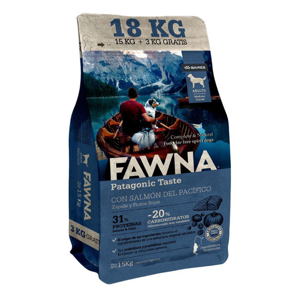 Imagen de Alimento FAWNA Perro Adulto Raza Mediana y Grande 15 + 3 Kg