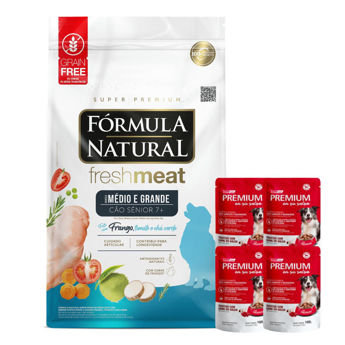 Imagen de Alimento FORMULA NATURAL Perro Fresh Meat Senior Raza Mediana y Grande 12 Kg + Regalo