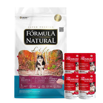Imagen de Alimento FORMULA NATURAL Life Perro Adulto Raza Mediana y Grande 15 kg + Regalo