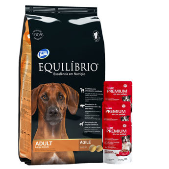 Imagen de Alimento EQUILIBRIO Perro Adulto Raza Grande 15 kg + Regalo