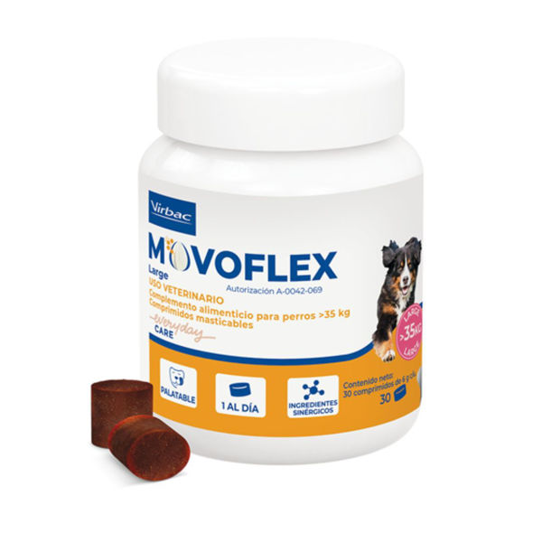 Imagen de Suplemento Articular VIRBAC MOVOFLEX L  >35 kg x30 comprimidos