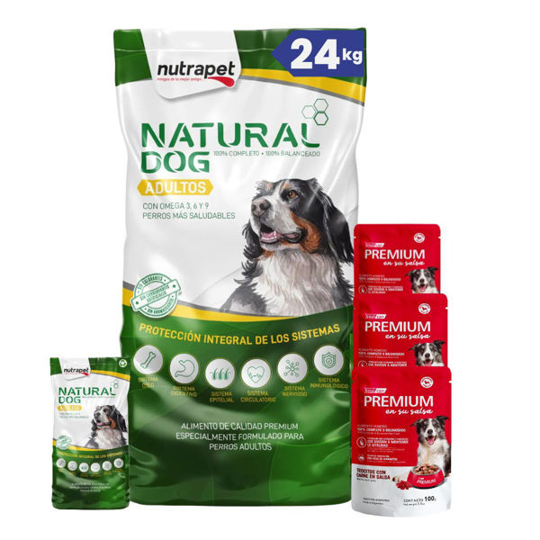 Imagen de Alimento NATURAL DOG Perro Adulto 22 kg + Regalo