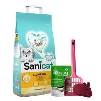 Imagen de Arena Sanitaria Sanicat Aglomerante 24 kg + Regalo