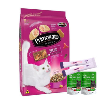 Imagen de Alimento PRIMOGATO Premium Gato Adulto Blend 10 kg + Regalo