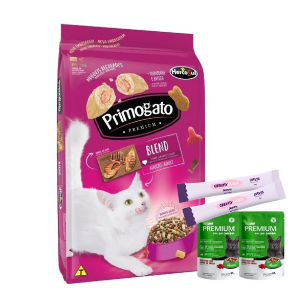 Imagen de Alimento PRIMOGATO Premium Gato Adulto Blend 10 kg + Regalo