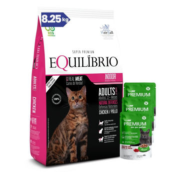 Imagen de Alimento EQUILIBRIO Gato Adulto 7,5 kg + 750 grs + Regalo