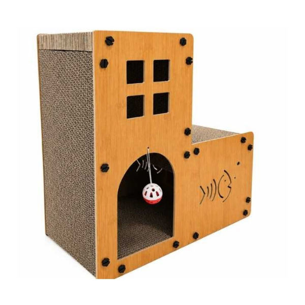 Imagen de Juguete Para Gato Rascador Casa Escalera