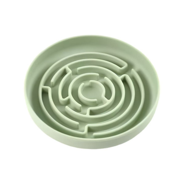 Imagen de Comedero Para Perro PEPITO Bowl Come Lento Laberinto Verde Pastel