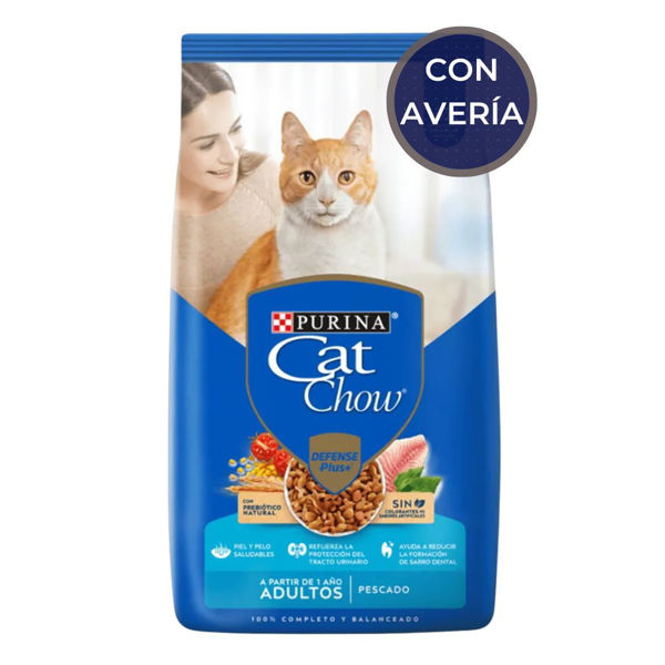 Imagen de Alimento CAT CHOW Gato Adulto Pescado 15 + 3 kg / Con Avería