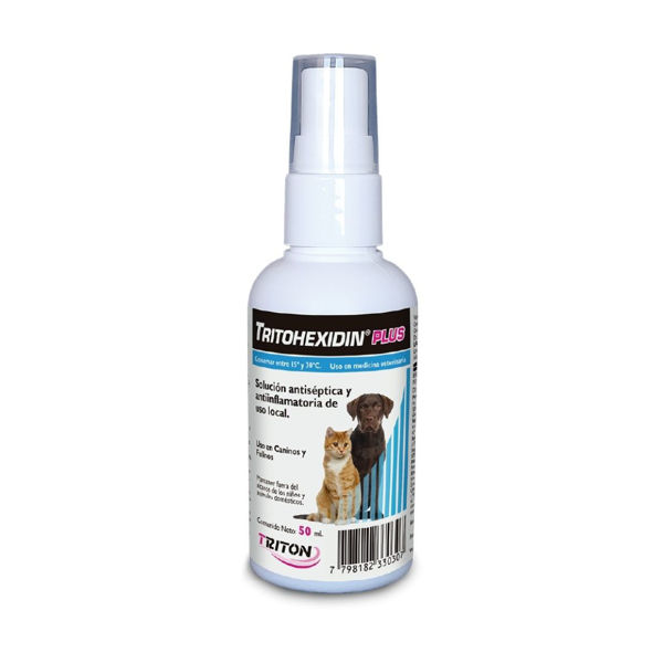 Imagen de Solución Antiséptica y Antiinflamatoria TRITOHEXIDIN PLUS 50 ml