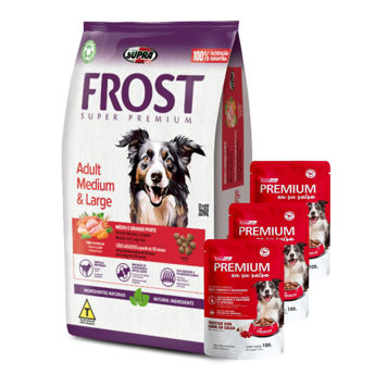 Imagen de Alimento FROST Perro Adulto Raza Mediana y Grande 15 + 2 kg + Regalo